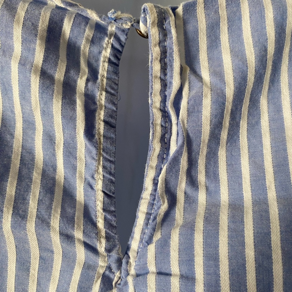 Ava & Viv Blue Flutter Sleeve Sundress - Picture 5 of 6